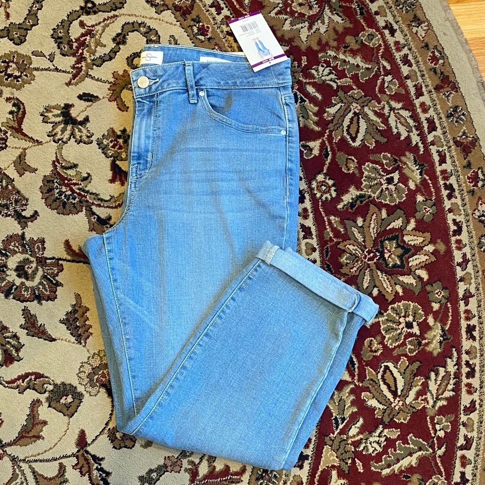 Jessica Simpson Light Blue Ankle Jeans